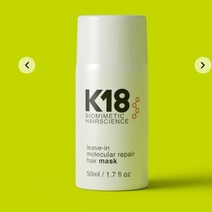 Bundle of 3 K18 Biomimetic Hairscience leave-in molecular repair hair ma…